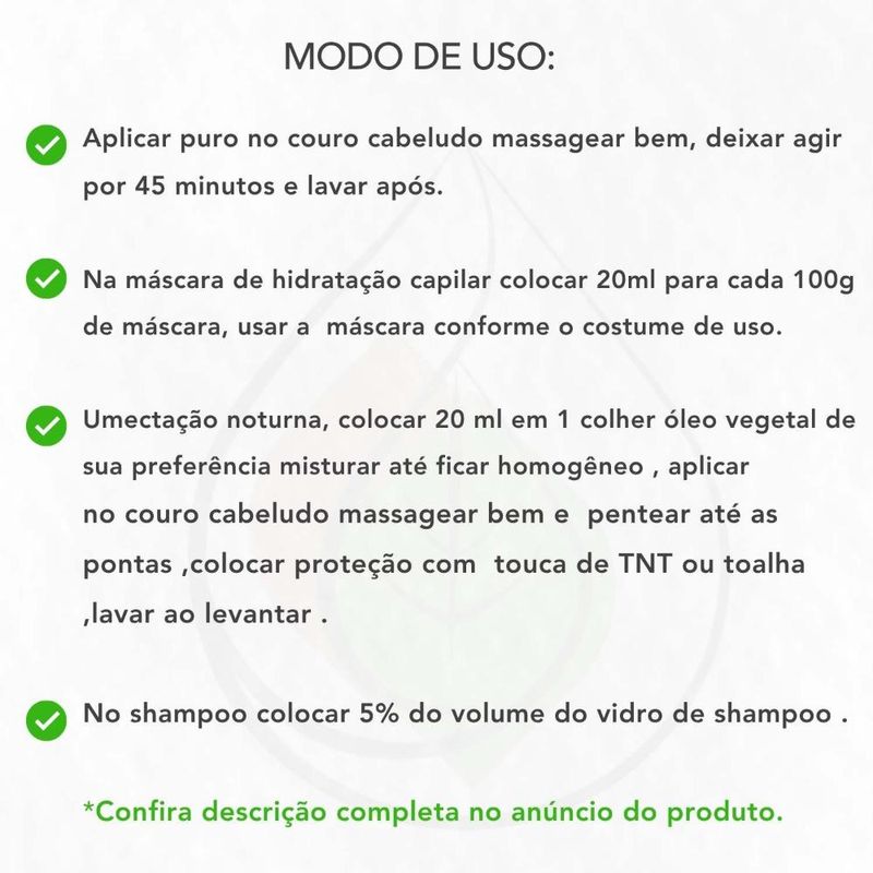 Blend Tônico Bomba para Crescimento Capilar - 60ml