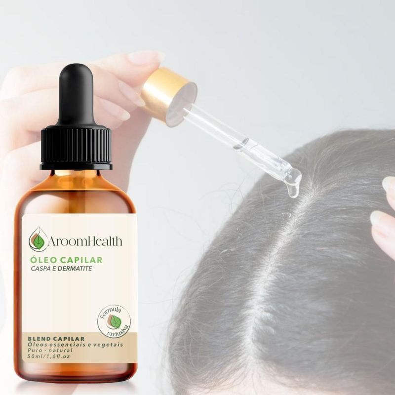 Fórmula Exclusiva - Blend de Óleos Capilares para Caspa e Dermatite - 50ml