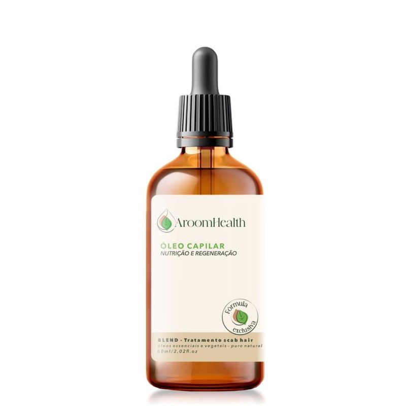 Fórmula Exclusiva - Blend de Óleos Nutrição e Regeneração Scab Hair - 60ml