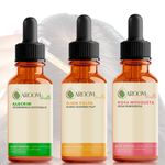 Kit Óleos Vegetais de Alecrim, Ojon Polpa/Batana e Rosa Mosqueta - 30ml Cada