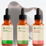 Kit Óleos Vegetais de Alecrim, Folha de Goiabeira e Amla - 30ml Cada