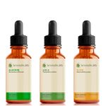 Kit Óleos Vegetais de Alecrim, Amla e Ojon Polpa/Batana - 30ml Cada