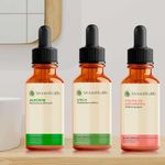 Kit Óleos Vegetais de Alecrim, Amla e Folha de Goiabeira - 30ml Cada