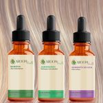 Kit Óleos Vegetais de Babosa, Jaborandi e Semente de Uva - 30ml Cada