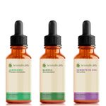 Kit Óleos Vegetais de Babosa, Jaborandi e Semente de Uva - 30ml Cada
