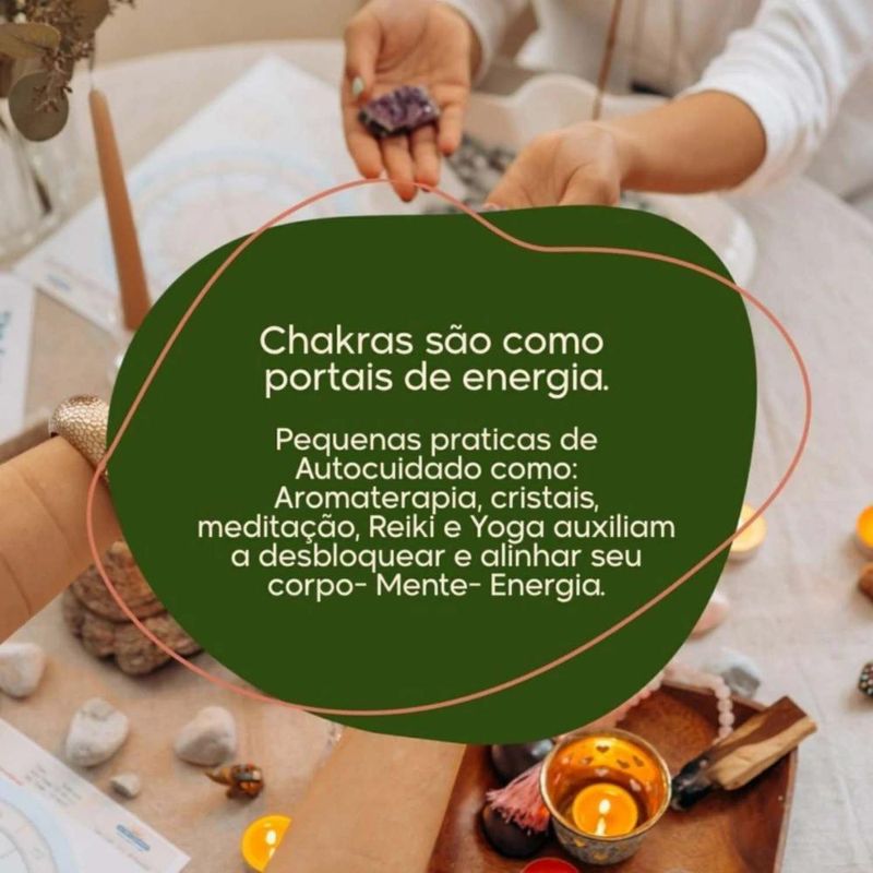 Kit Sinergia 7 Chakras Roll-on - 10ml Cada - Fórmula Exclusiva