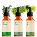 Kit Óleos Vegetais de Alecrim, Rícino e Amla - 30ml Cada