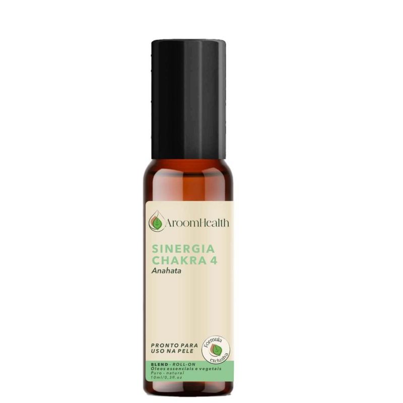 Sinergia Chakra 4 Anahata Roll-on - 10ml - Fórmula Exclusiva