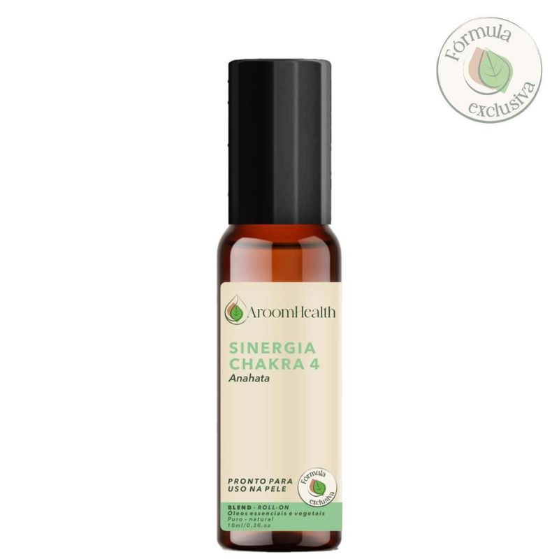 Sinergia Chakra 4 Anahata Roll-on - 10ml - Fórmula Exclusiva