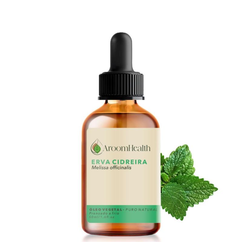 Óleo Vegetal Puro Natural de Erva Cidreira - 50ml