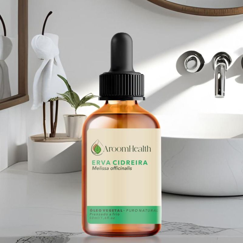 Óleo Vegetal Puro Natural de Erva Cidreira - 50ml