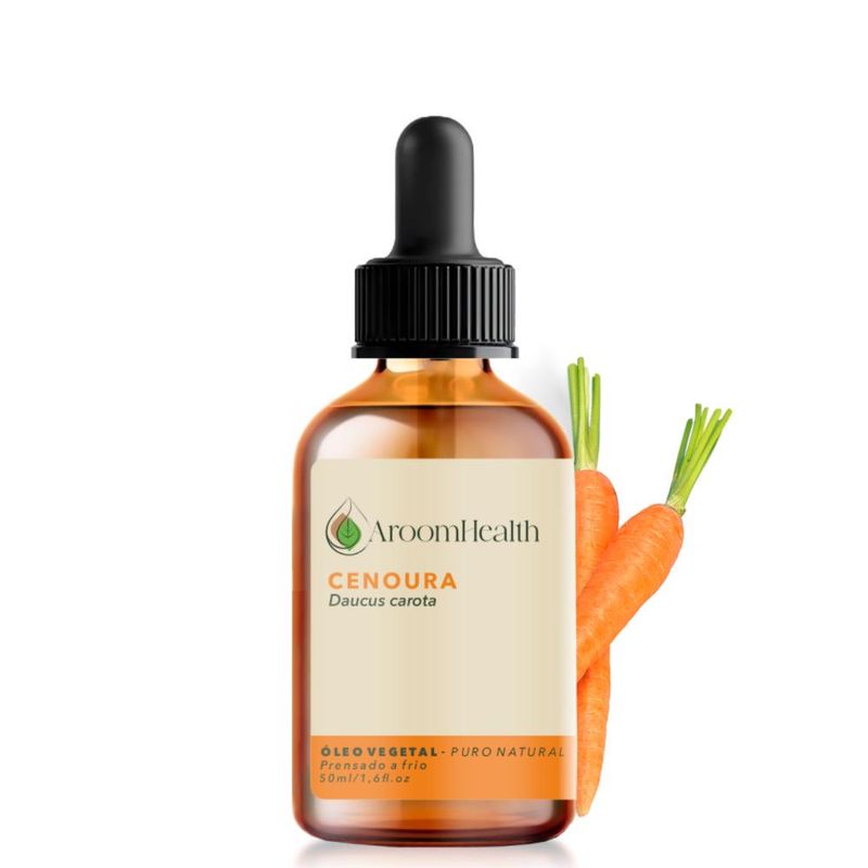 Óleo Vegetal Puro Natural de Cenoura - 50ml