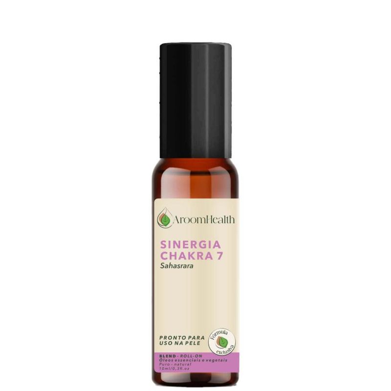 Sinergia Chakra 7 Sahasrara Roll-on - 10ml - Fórmula Exclusiva