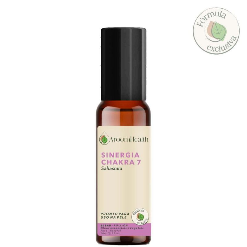 Sinergia Chakra 7 Sahasrara Roll-on - 10ml - Fórmula Exclusiva