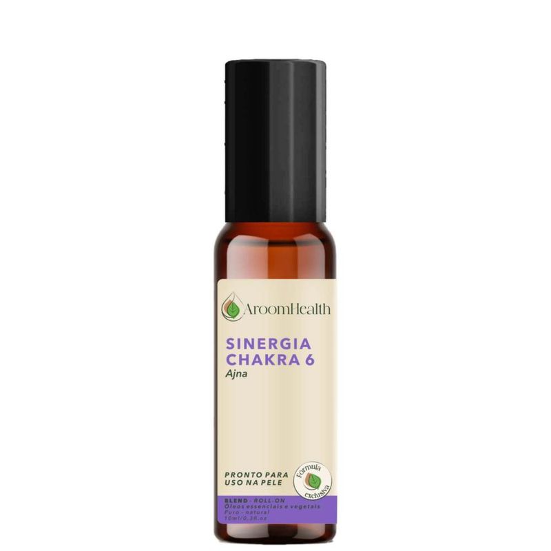 Sinergia Chakra 6 Ajna Roll-on - 10ml - Fórmula Exclusiva