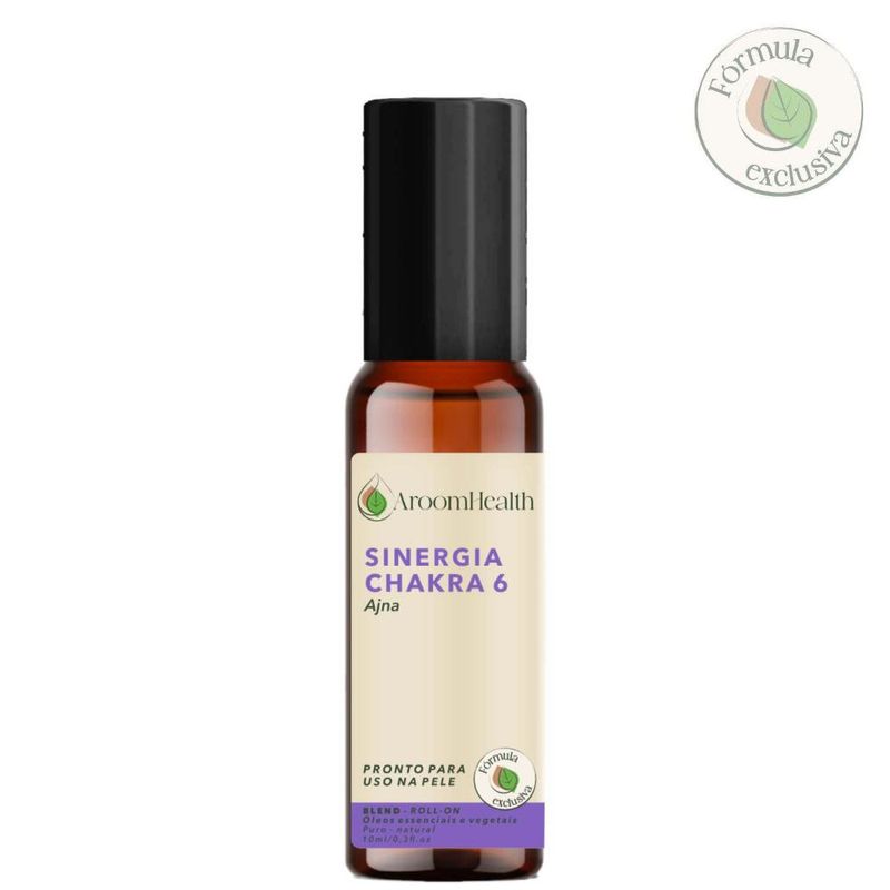 Sinergia Chakra 6 Ajna Roll-on - 10ml - Fórmula Exclusiva