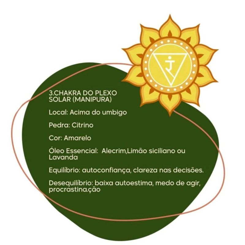 Sinergia Chakra 3 Manipura Roll-on - 10ml - Fórmula Exclusiva