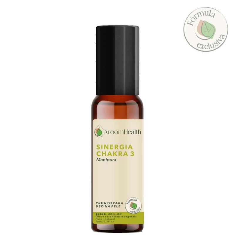 Sinergia Chakra 3 Manipura Roll-on - 10ml - Fórmula Exclusiva