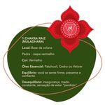 Sinergia Chakra 1 Muladhara Roll-on - 10ml - Fórmula Exclusiva