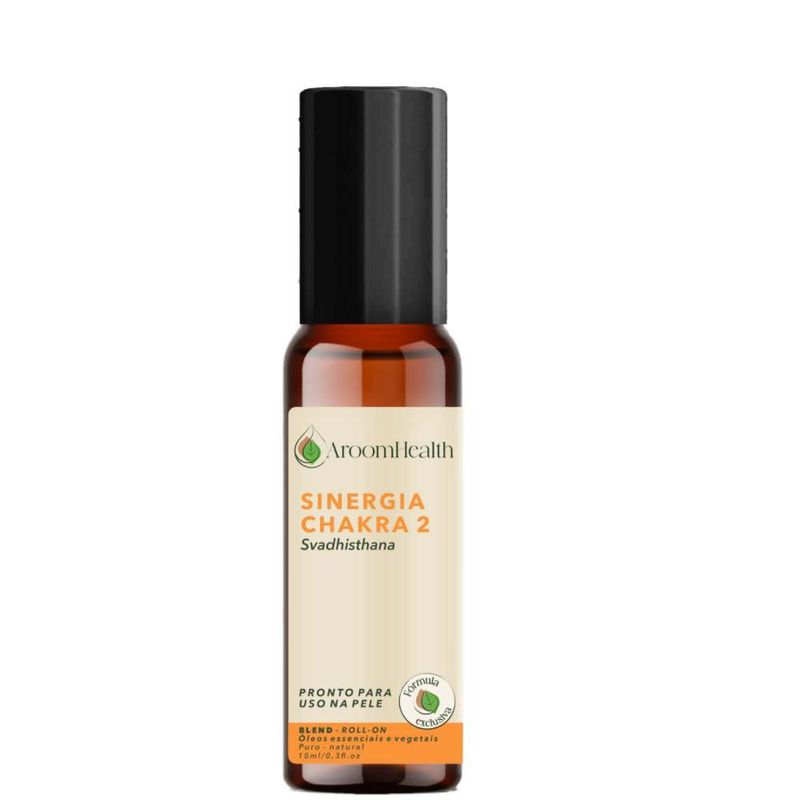 Sinergia Chakra 2 Svadhisthana Roll-on - 10ml - Fórmula Exclusiva