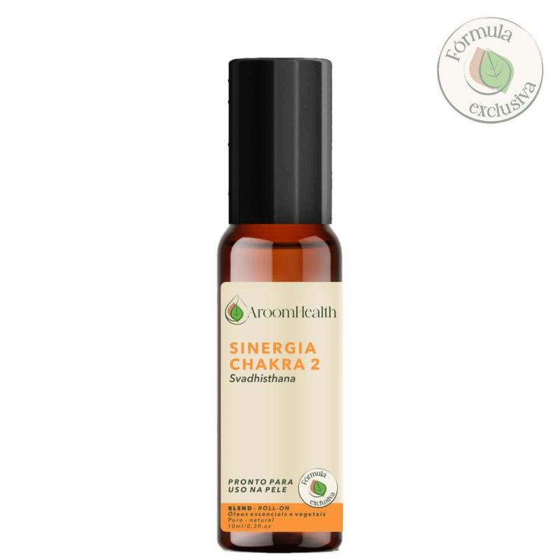 Sinergia Chakra 2 Svadhisthana Roll-on - 10ml - Fórmula Exclusiva