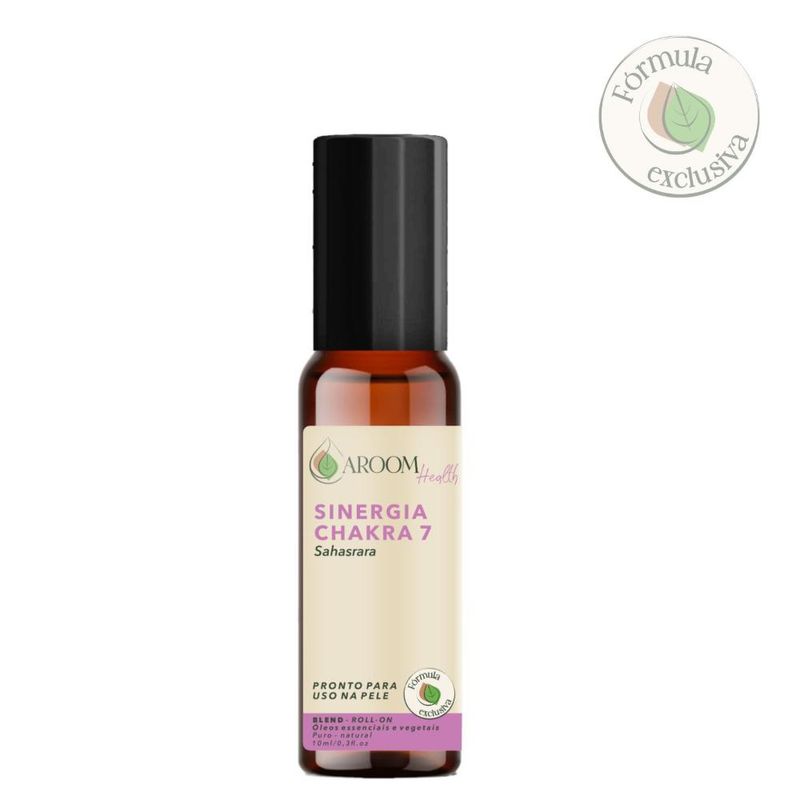 Sinergia Chakra 7 Sahasrara Roll-on - 10ml - Fórmula Exclusiva