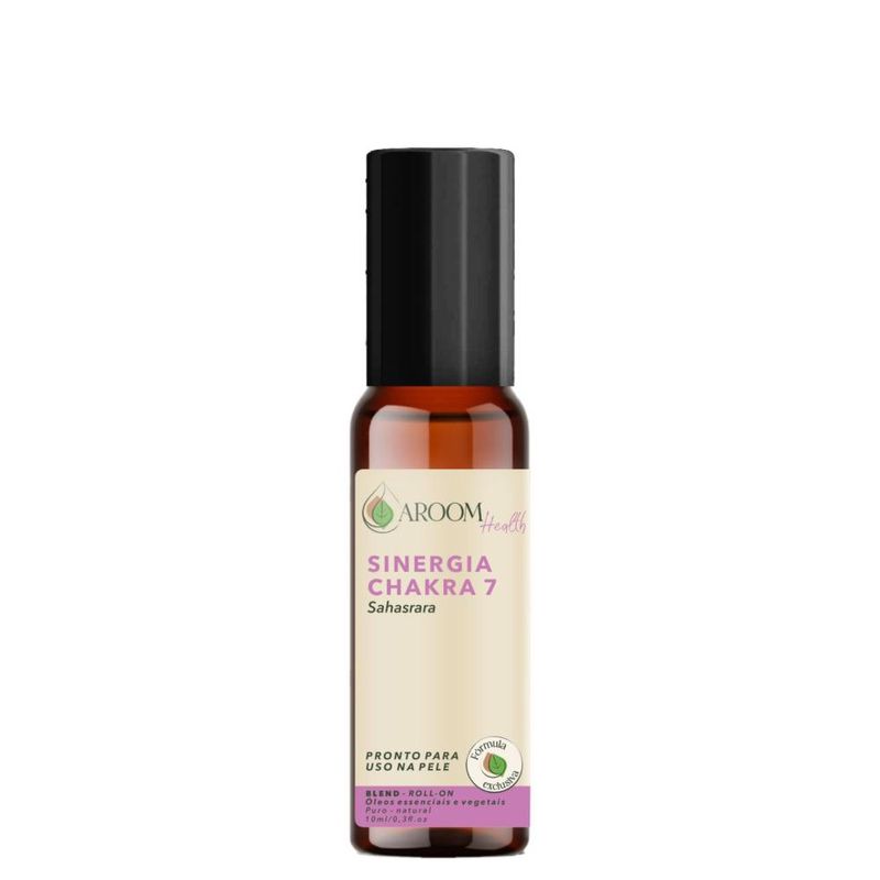 Sinergia Chakra 7 Sahasrara Roll-on - 10ml - Fórmula Exclusiva