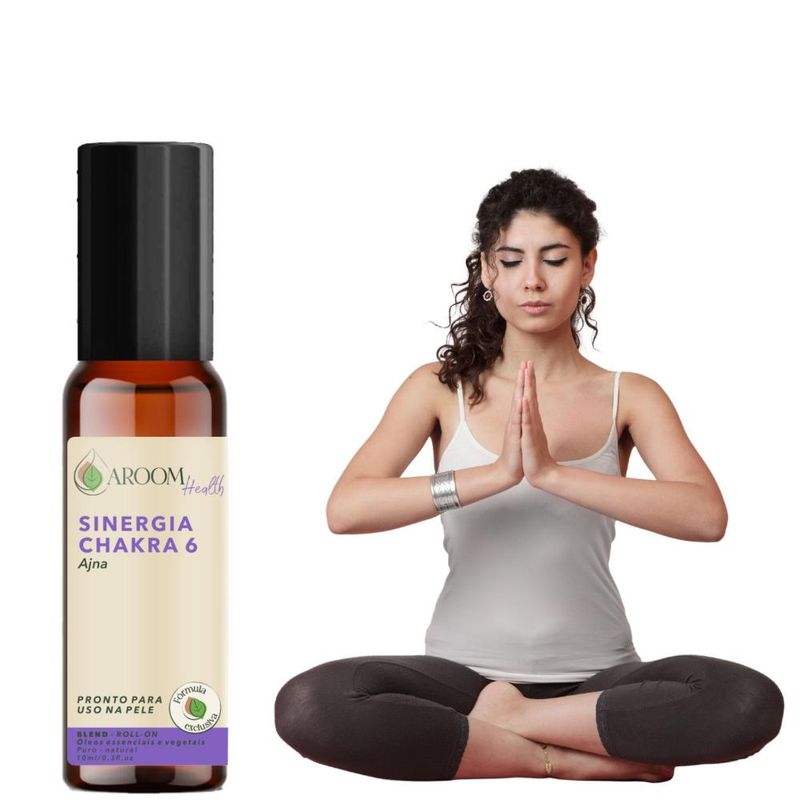 Sinergia Chakra 6 Ajna Roll-on - 10ml - Fórmula Exclusiva