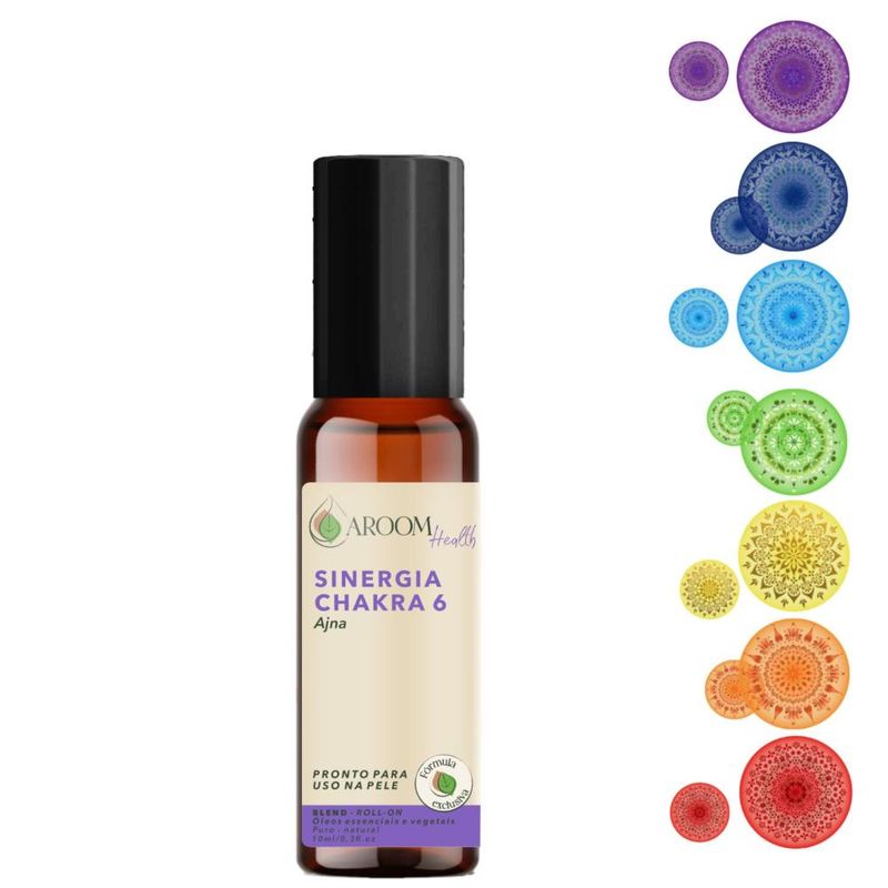 Sinergia Chakra 6 Ajna Roll-on - 10ml - Fórmula Exclusiva