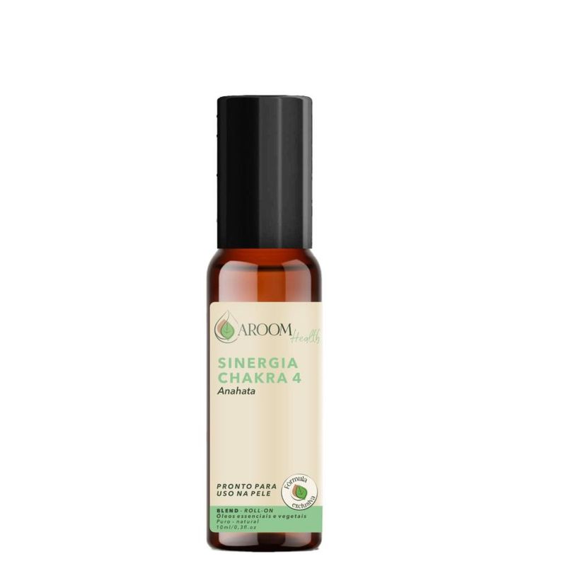 Sinergia Chakra 4 Anahata Roll-on - 10ml - Fórmula Exclusiva