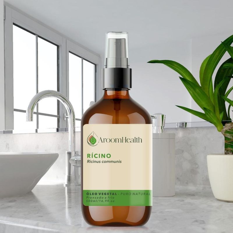 Óleo Vegetal Puro Natural de Rícino - 500ml