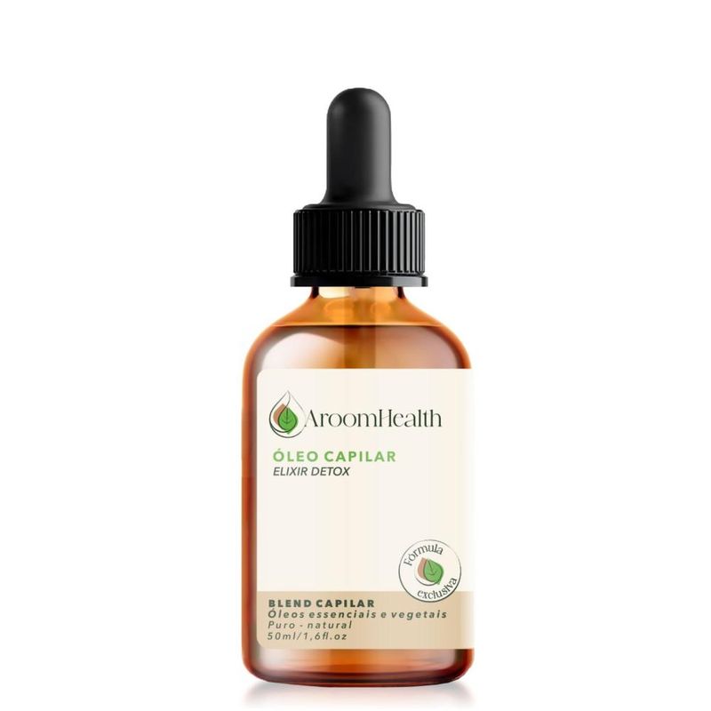 Blend de Óleos Elixir Detox Capilar - 50ml - Fórmula Exclusiva