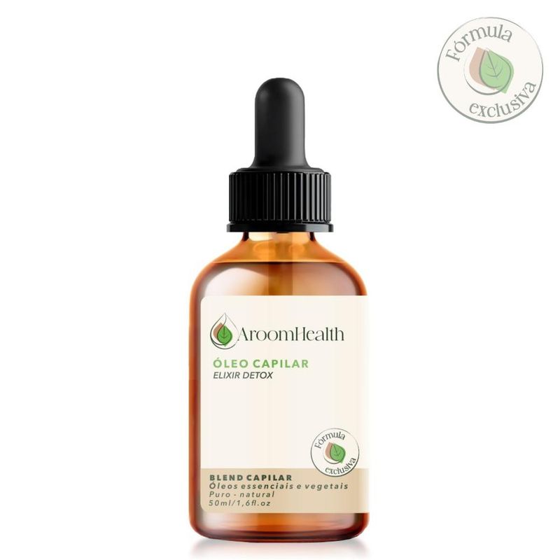 Blend de Óleos Elixir Detox Capilar - 50ml - Fórmula Exclusiva