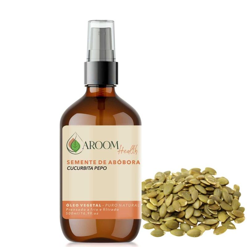 Óleo Vegetal Puro Natural de Semente de Abóbora - 500ml