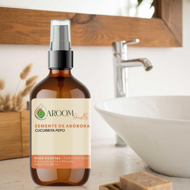 Óleo Vegetal Puro Natural de Semente de Abóbora - 500ml