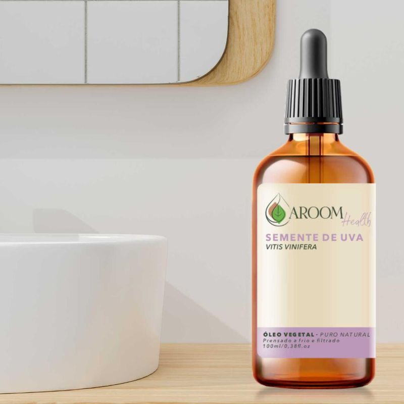 Óleo Vegetal Puro Natural de Semente de Uva - 100ml