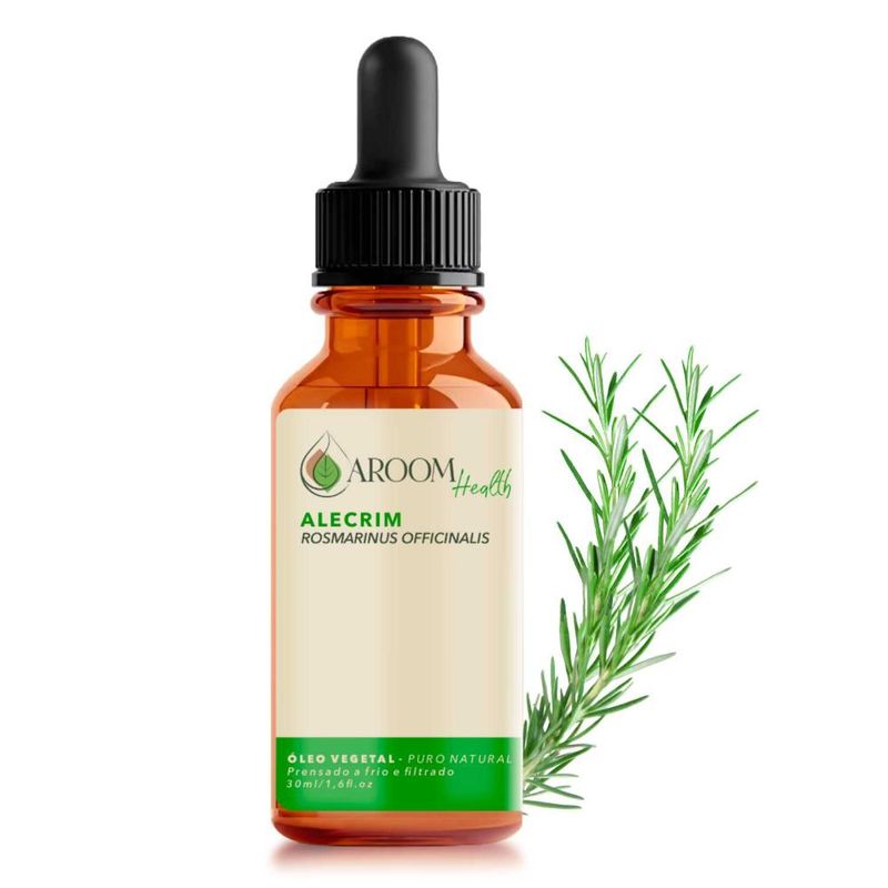 Aroom Health - Óleo Vegetal Puro Natural Alecrim - 30ml