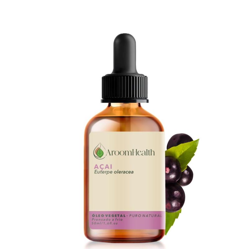 Aroom Health - Óleo Vegetal Puro Natural Açaí - 50ml