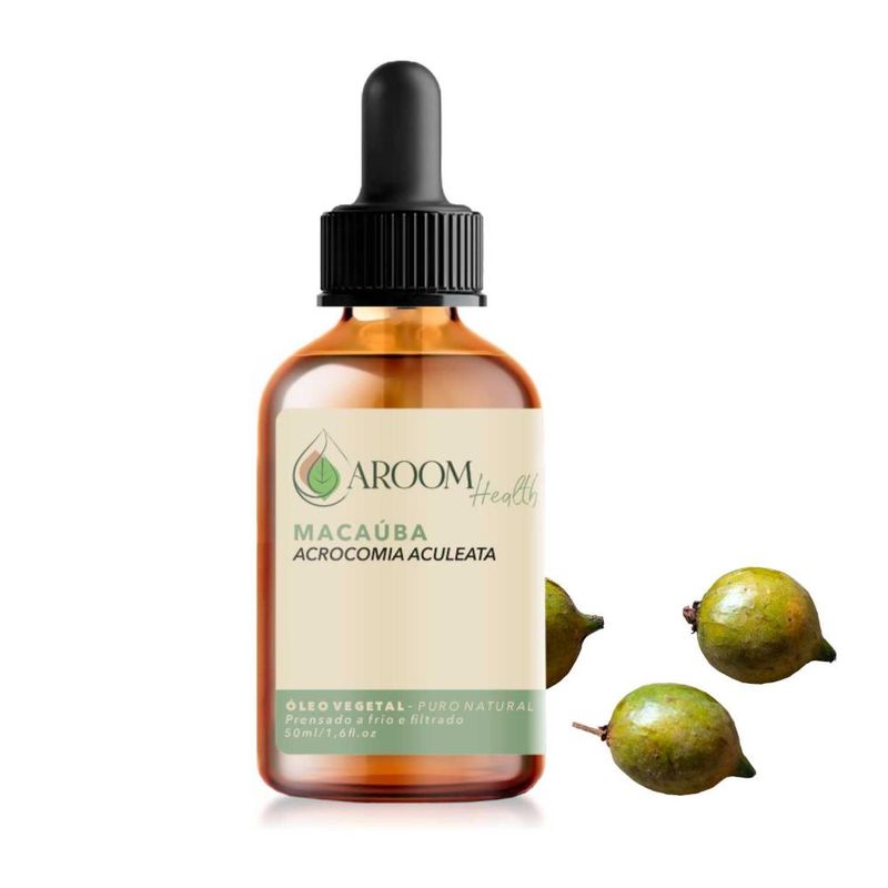 Aroom Health - Óleo Vegetal Puro Natural Macaúba - 50ml