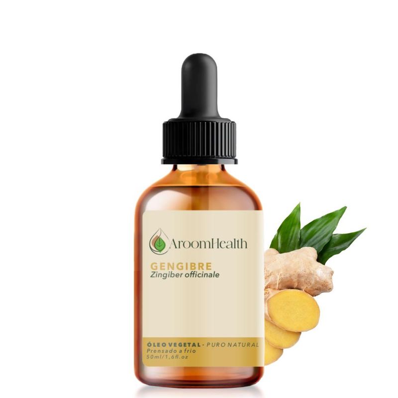 Aroom Health - Óleo Vegetal Puro Natural Gengibre - 50ml