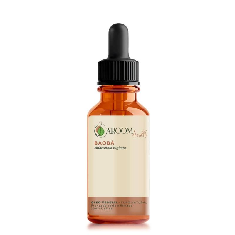 Aroom Health - Óleo Vegetal Puro Natural Baobá - 30ml