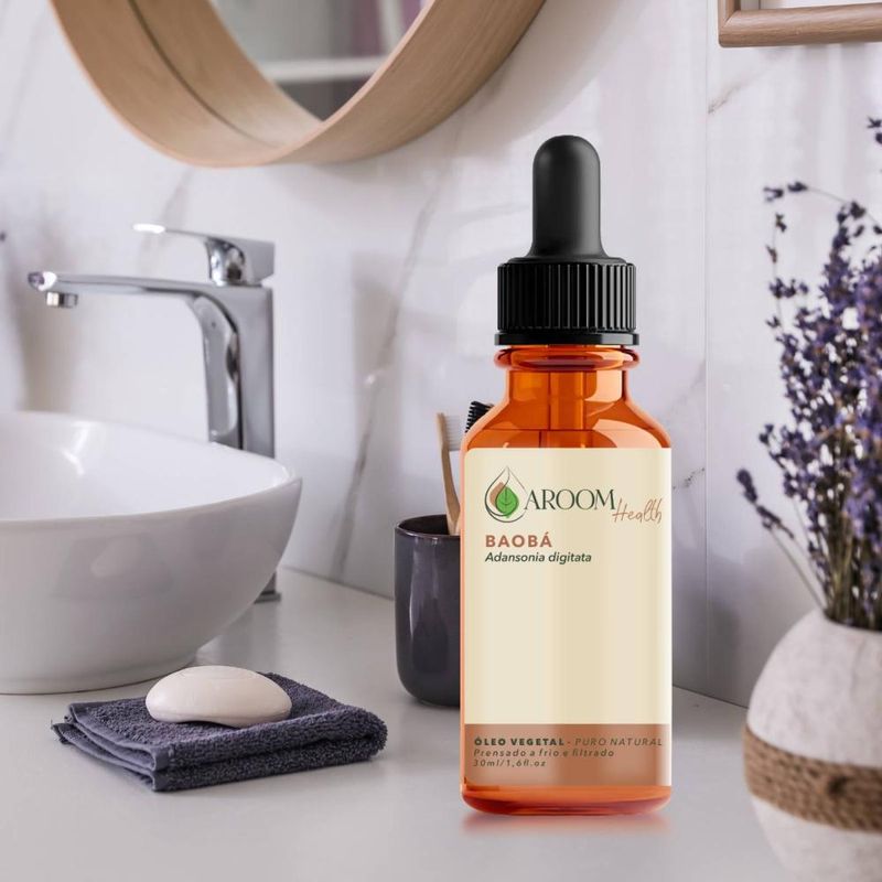 Aroom Health - Óleo Vegetal Puro Natural Baobá - 30ml