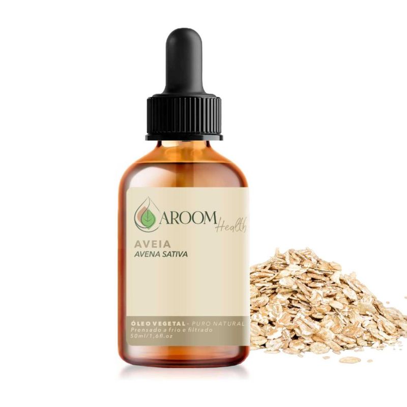 Aroom Health - Óleo Vegetal Puro Natural Aveia - 50ml