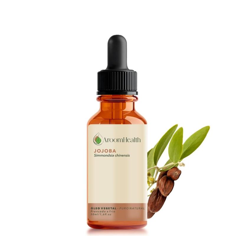 Aroom Health - Óleo Vegetal Puro Natural Jojoba - 30ml