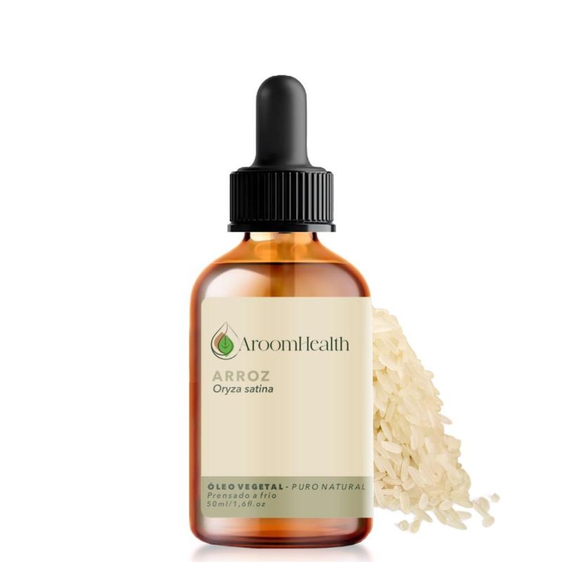 Aroom Health - Óleo Vegetal Puro Natural Arroz - 50ml