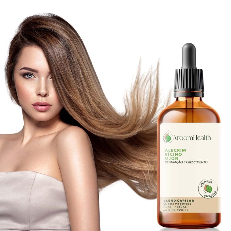 Aroom Health - Blend Óleos Capilares Reparação e Crescimento - 60ml
