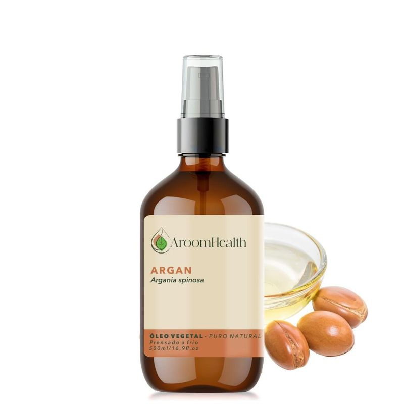 Aroom Health - Óleo Vegetal Puro Natural Argan - 500ml