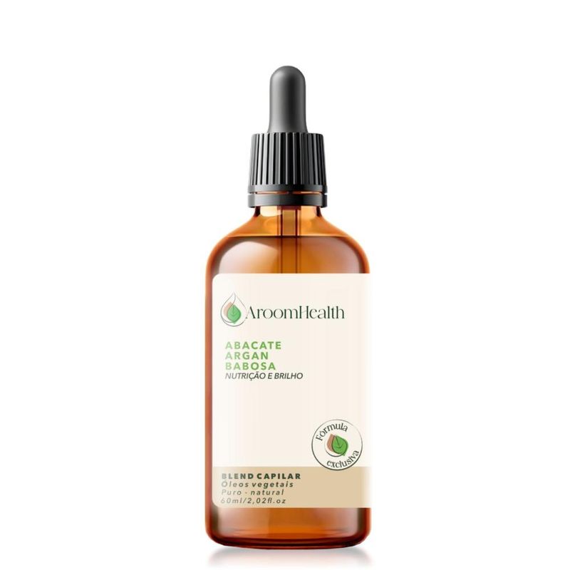 Aroom Health - Blend Óleos Capilares Nutrição e Brilho - 60ml