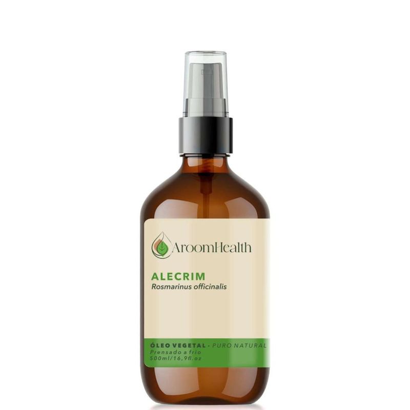 Aroom Health - Óleo Vegetal Puro Natural Alecrim - 500ml