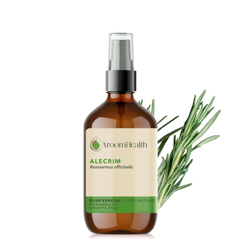 Aroom Health - Óleo Vegetal Puro Natural Alecrim - 500ml